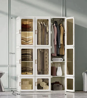 Guarda Roupa Dobrável inteligente compra 1 leva 2