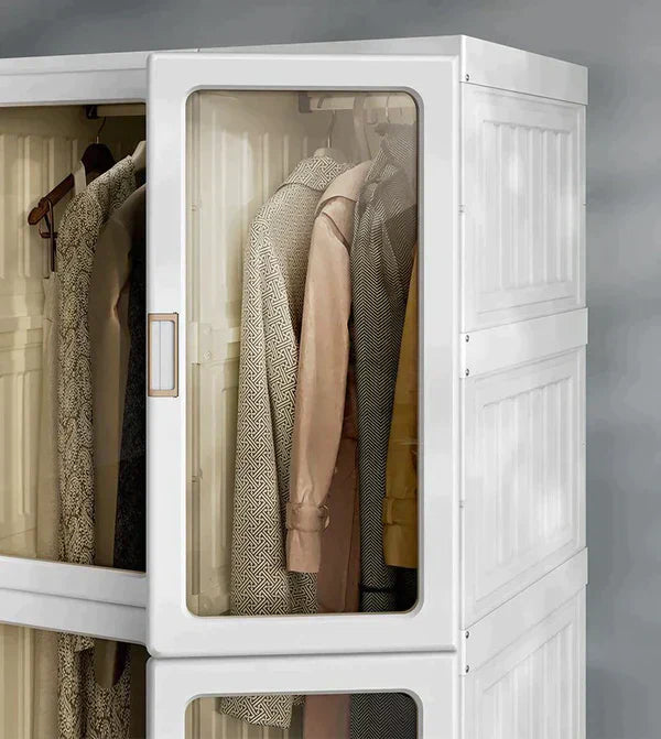 Guarda Roupa Dobrável inteligente compra 1 leva 2