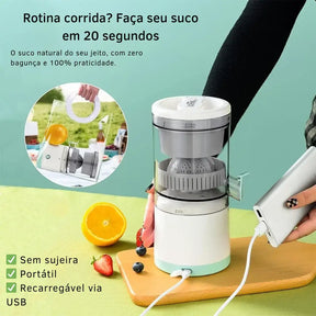 Espremedor Elétrico Portátil USB + Bônus Especial