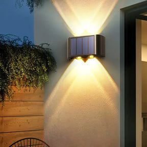 Arandela de Parede Solar Lux para Área Externa