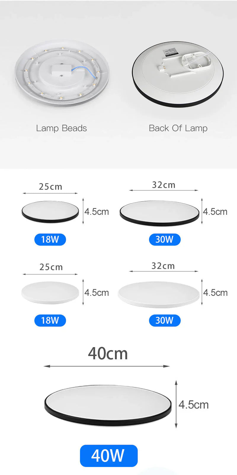 Luminária de teto Decorativa Moderna Redonda LED Legacy Bivolt