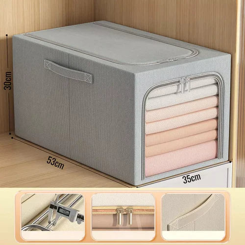 Organizador Multiuso para Guarda-Roupas em Algodão