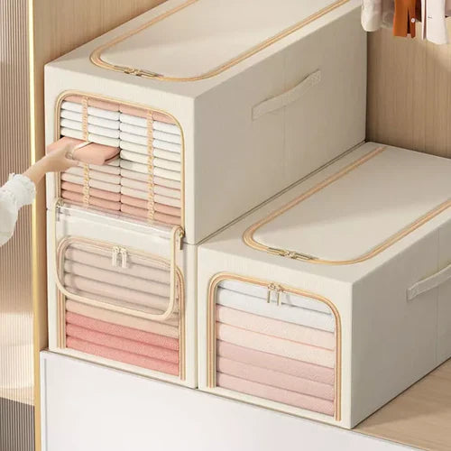 Organizador Multiuso para Guarda-Roupas em Algodão