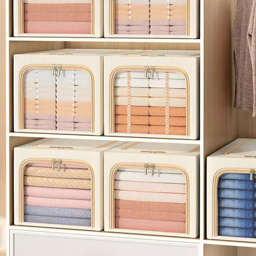 Organizador Multiuso para Guarda-Roupas em Algodão
