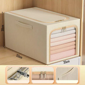 Organizador Multiuso para Guarda-Roupas em Algodão