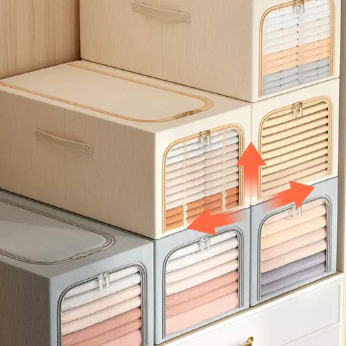 Organizador Multiuso para Guarda-Roupas em Algodão