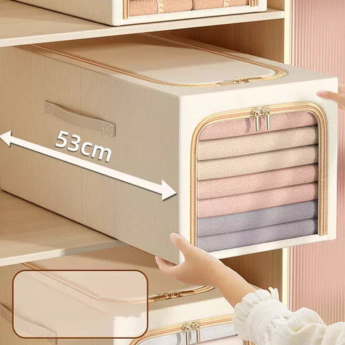 Organizador Multiuso para Guarda-Roupas em Algodão