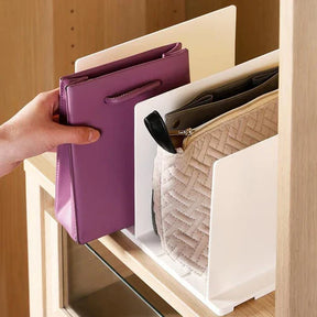 Organizador de Bolsa em Acrílico com Divisórias Ajustáveis
