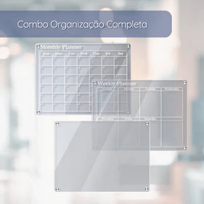 Quadro de Planejamento em Acrílico