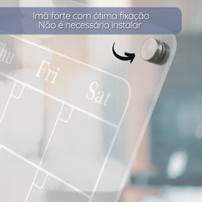 Quadro de Planejamento em Acrílico