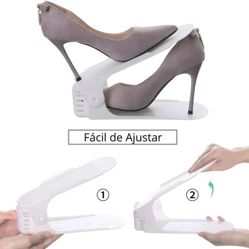 Suporte Organizador Ajustável para Sapatos com Dupla Camada - Compre 4 e LEVE 6