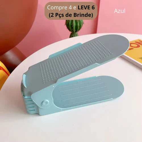 Suporte Organizador Ajustável para Sapatos com Dupla Camada - Compre 4 e LEVE 6
