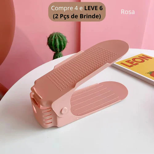 Suporte Organizador Ajustável para Sapatos com Dupla Camada - Compre 4 e LEVE 6