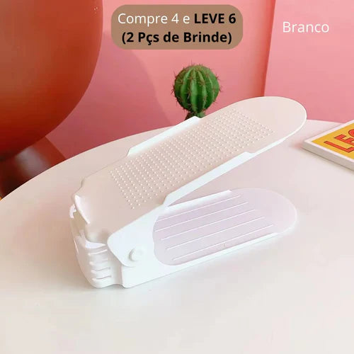 Suporte Organizador Ajustável para Sapatos com Dupla Camada - Compre 4 e LEVE 6