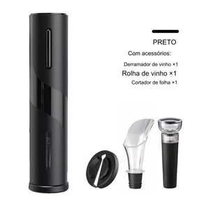 Abridor de Vinho Elétrico - Fresh GuardPro 4 em 1
