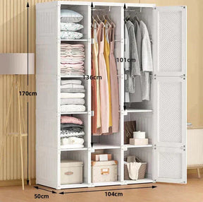 Guarda Roupa Dobrável inteligente compra 1 leva 2